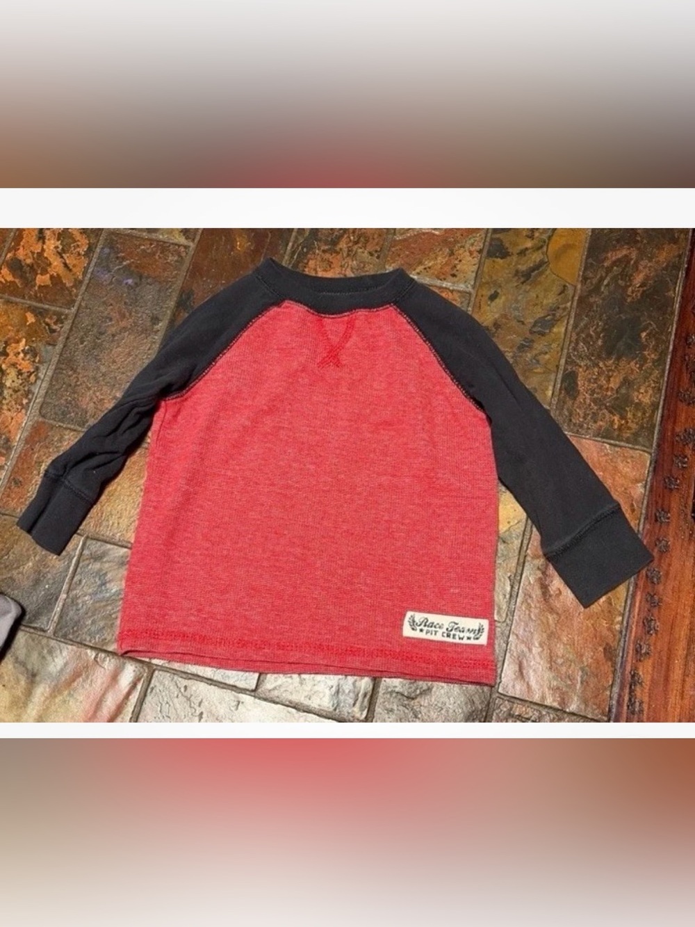 Size 18-24m Red and black long sleeve baby gap shirt